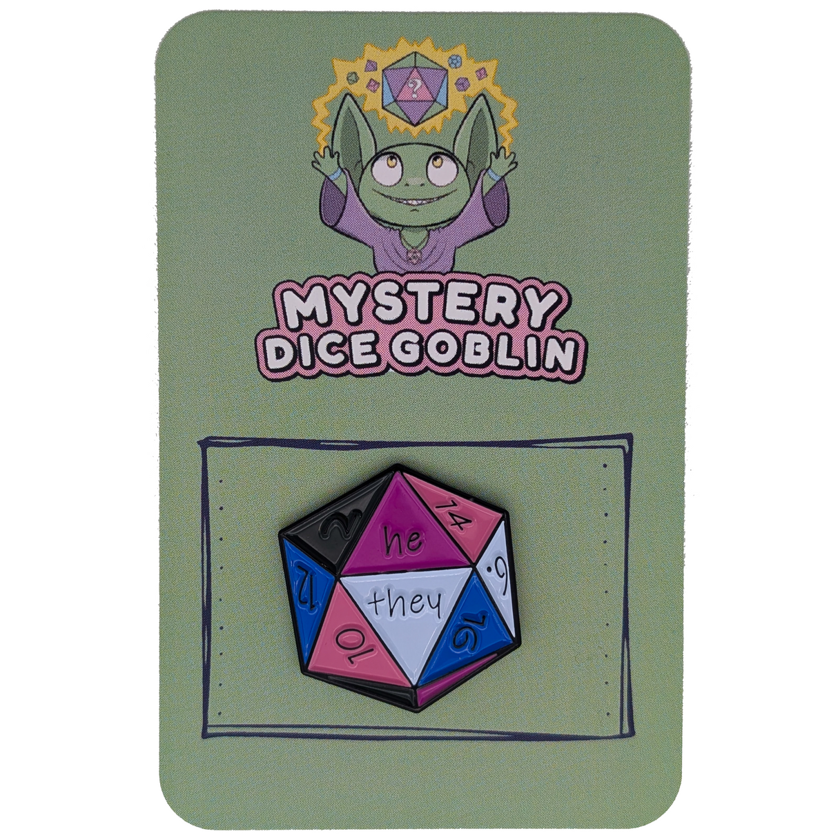 He/They Pride Pin