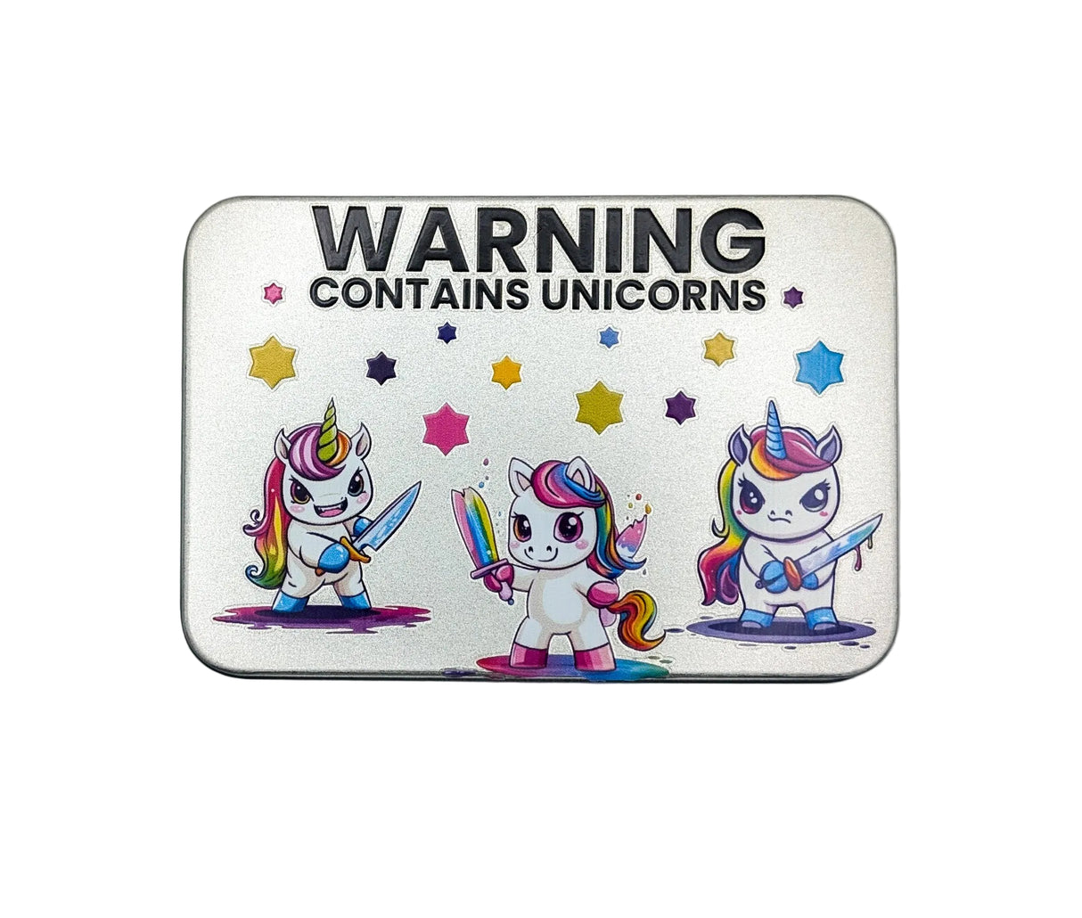 Unicorn Dice Tin