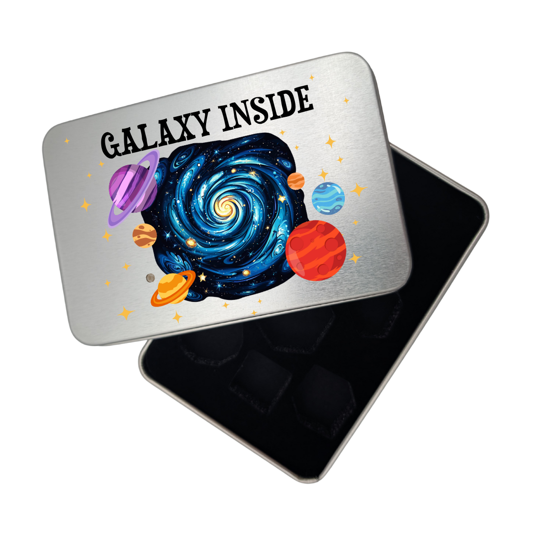 Galaxy Dice Tin