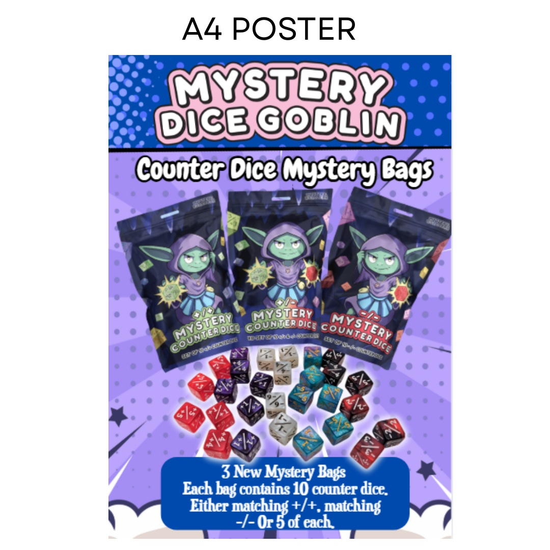Mystery Counter Dice Poster