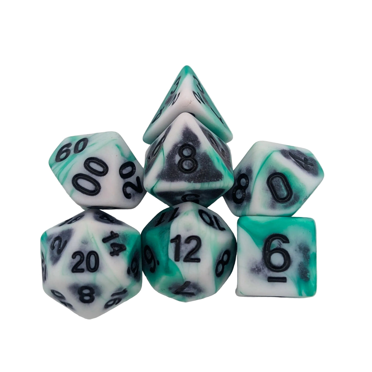 Archaic Dark Green Dice Set