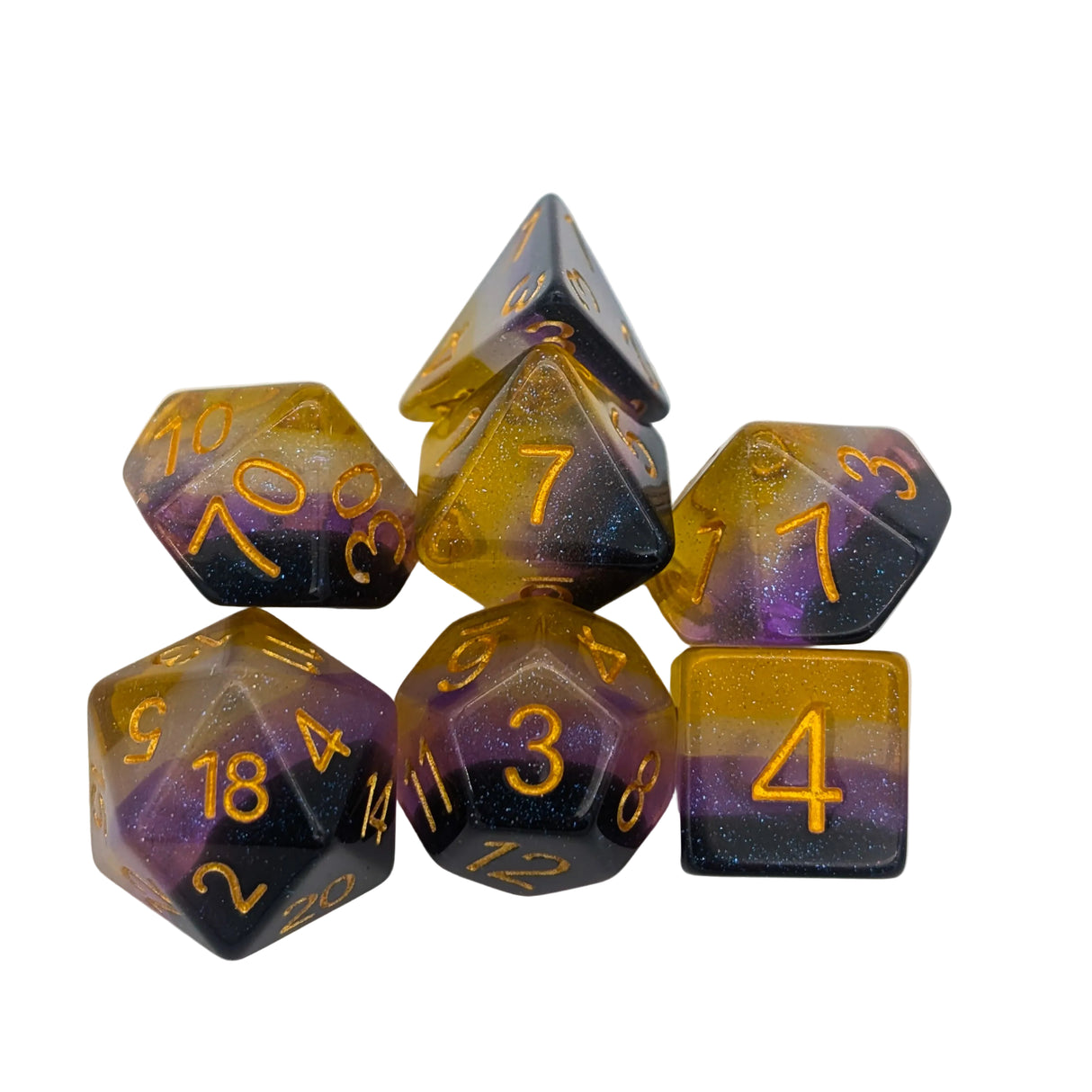 Pride Non-Binary Dice Set