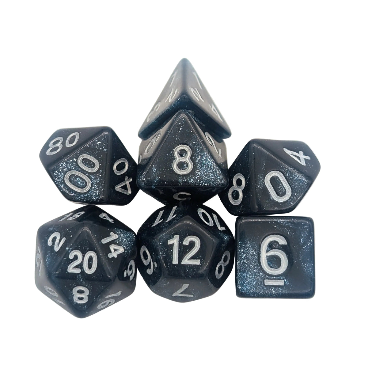 Shimmer Navy Dice Set