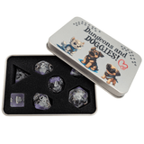 Dungeons and Doggies Dice Tin