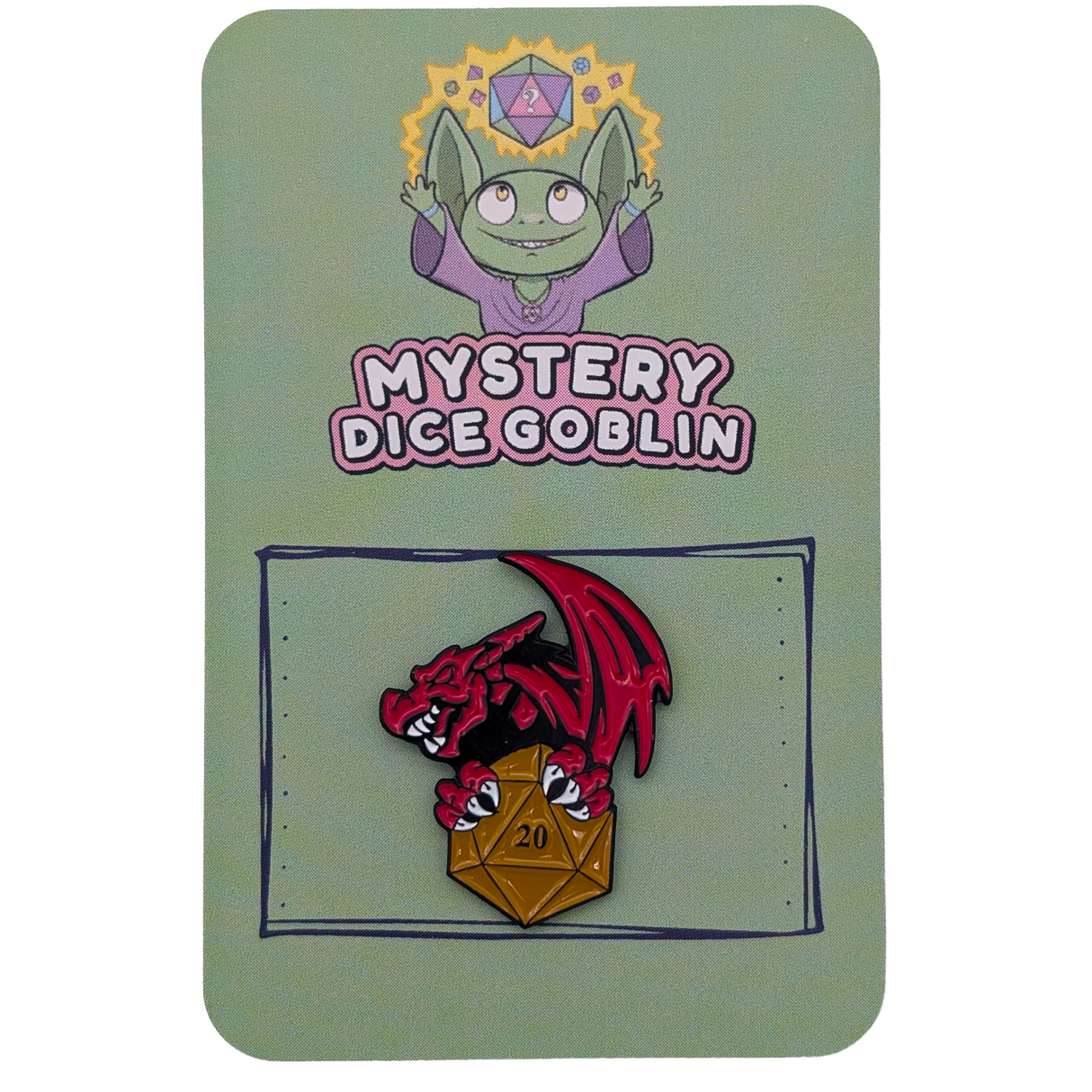 Dragon D20 RPG Pin