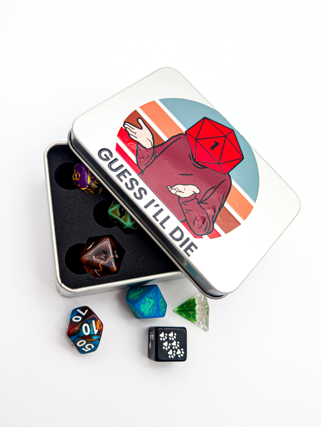 Guess I'll Die' Dice Tin