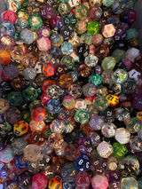 Mystery Bulk Random Dice Scoop | Mixed Dnd Polyhedral Scoop of Dice | DnD Tabletop Role Playing Games | Mystery Dice Scoops